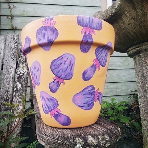 I Dream Of Mushrooms Hand Painted Pot Shana R Grant S Ko Fi Shop   5b9348a0 D5fb 44df 9945 F77b973945b7 Inshot 20230326 1040479541 