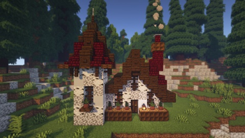 Minecraft: How to Build a Medieval Starter House
