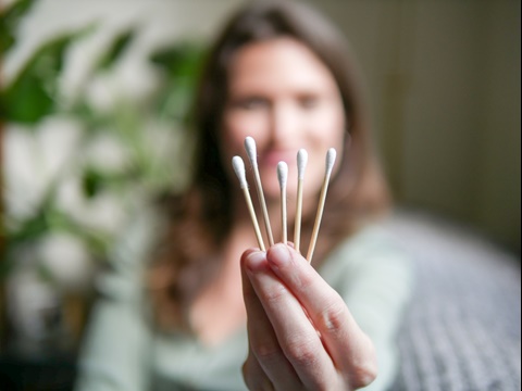 Bamboo cotton bud swabs