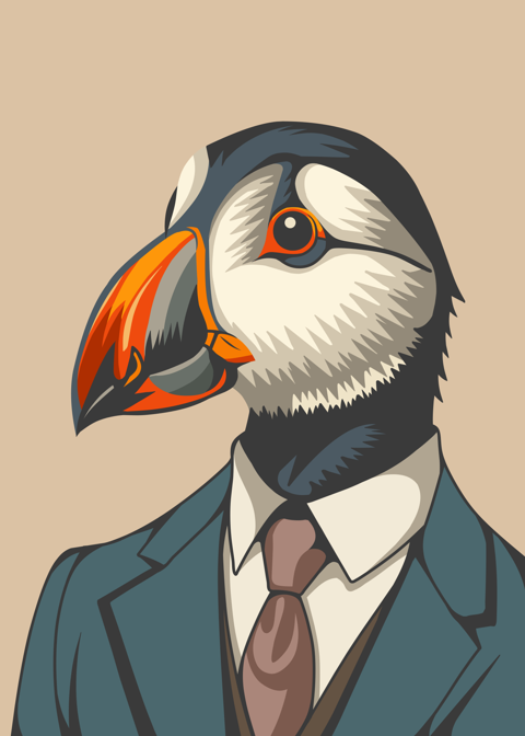 The Puffin Man - Milhad's Ko-fi Shop - Ko-fi ️ Where creators get ...