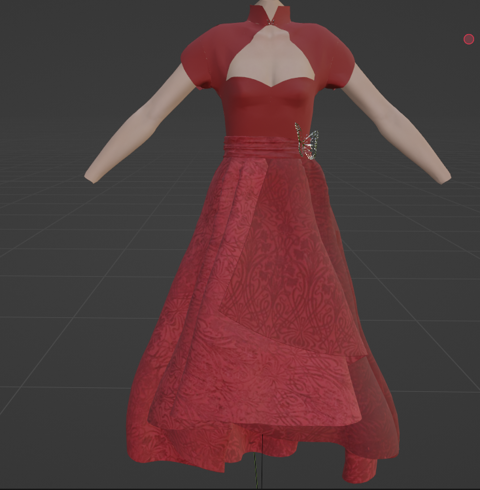 A sweet Red dress