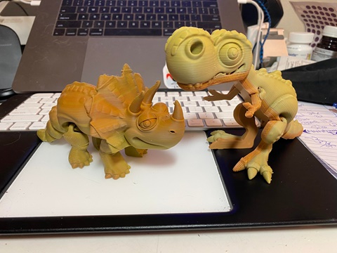 Two new dinos I just printed