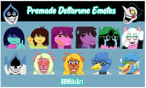 Deltarune Emotes!~