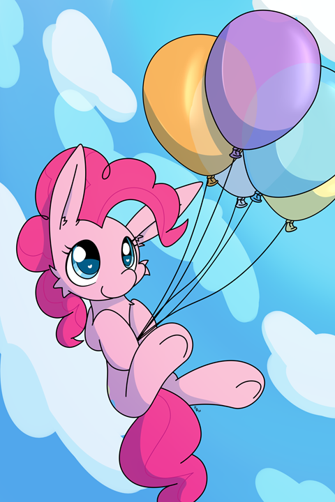 Pinkie Floating friendship