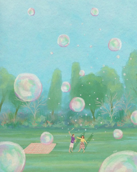 Blowing Bubbles with You