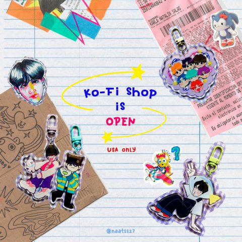 Kofi shop is finally open ! 💌⭐🎀