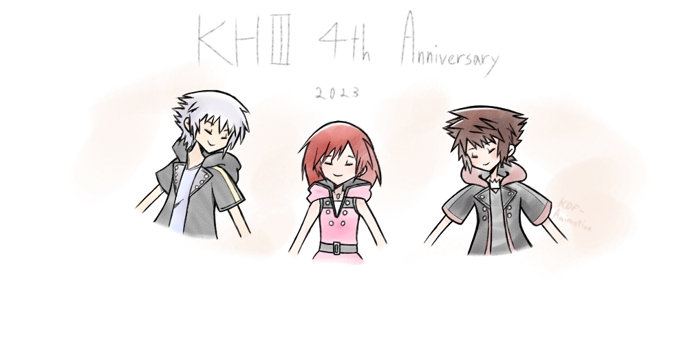 Happy 4th Anniversary Kingdom Hearts III! - 1/2023