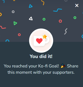Goal Exceeded + New Goal!