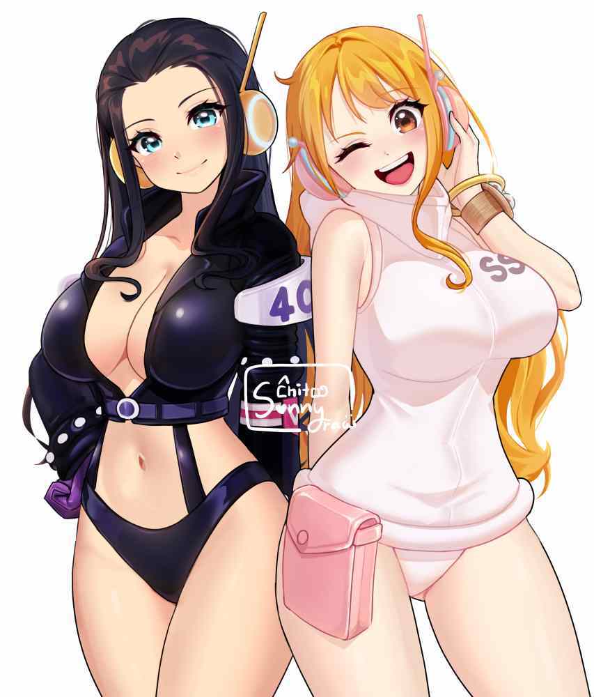 Nico Robin and Nami Egghead Outfit