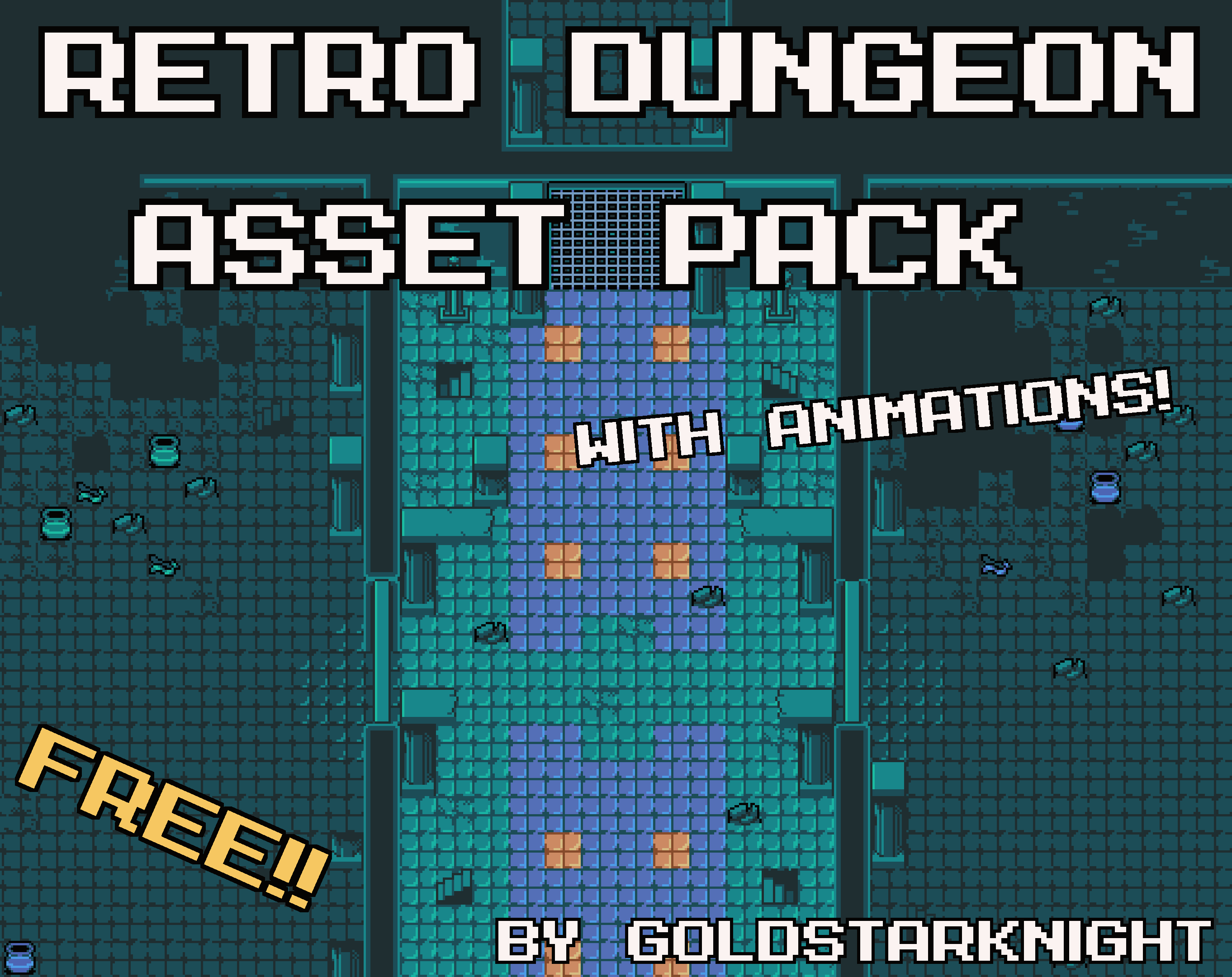 FREE Retro Dungeon Asset Pack