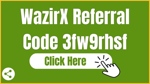 WazirX Referral Code, Sign Up Bonus, Invitation, C