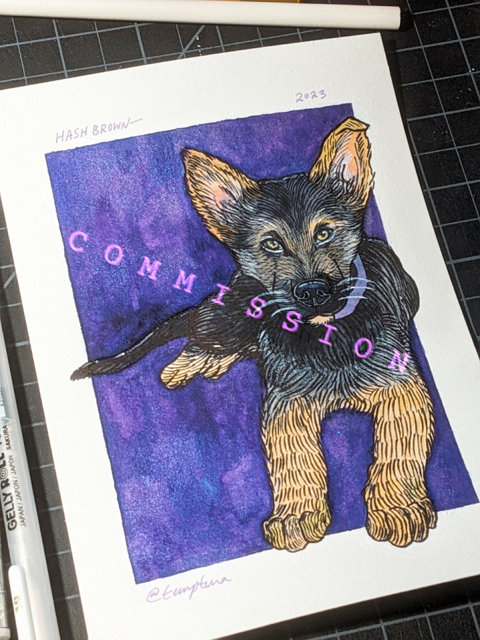 commission: pet portrait!