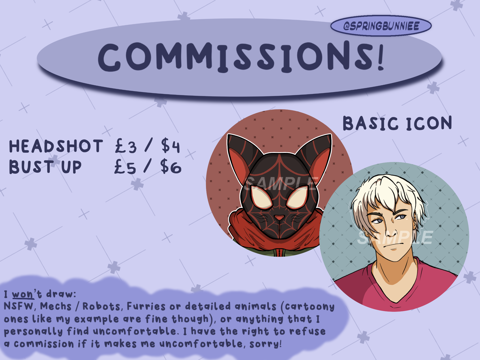 Updated Commission Sheet!