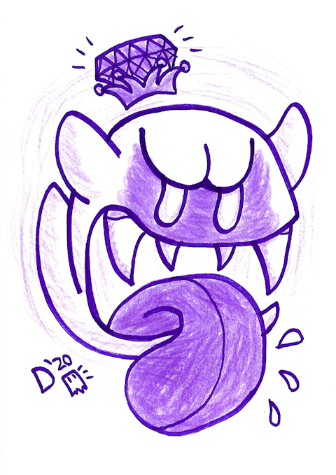 Quick Drawings (X): King Boo 💜