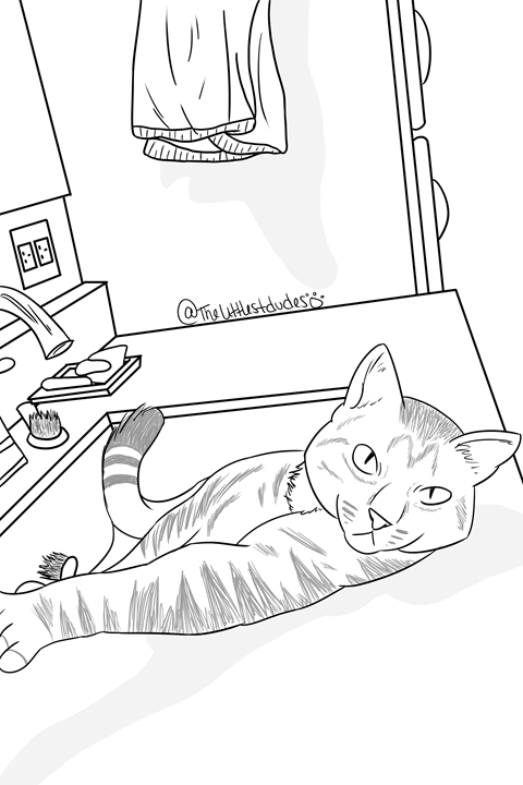 Sink Cat (Commission)