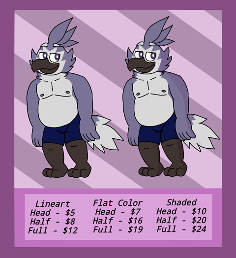 New Commision Sheet