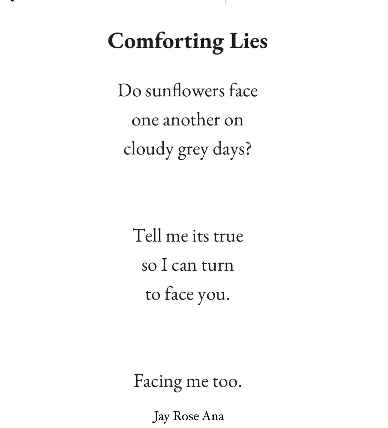 Comforting Lies