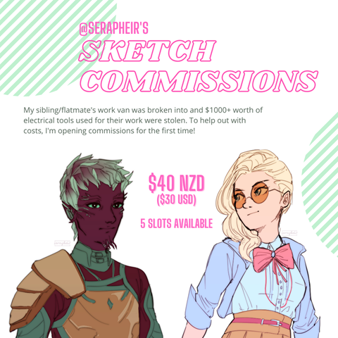 Sketch Commissions Open!