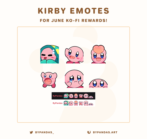 Kirby emote - Amazed - Niikiya's Ko-fi Shop - Ko-fi ❤️ Where