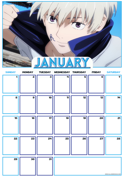 The Seven Deadly Sins Anime 2022 Calendar 12