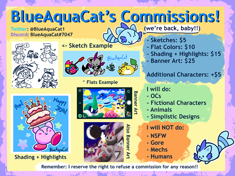 My Commissions Sheet