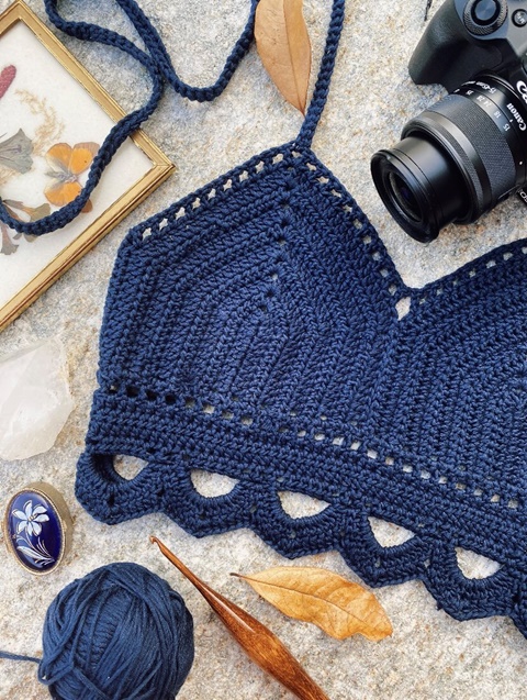 Aileen Bralette | Easy Crochet Pattern PDF - hey faustine's Ko-fi Shop
