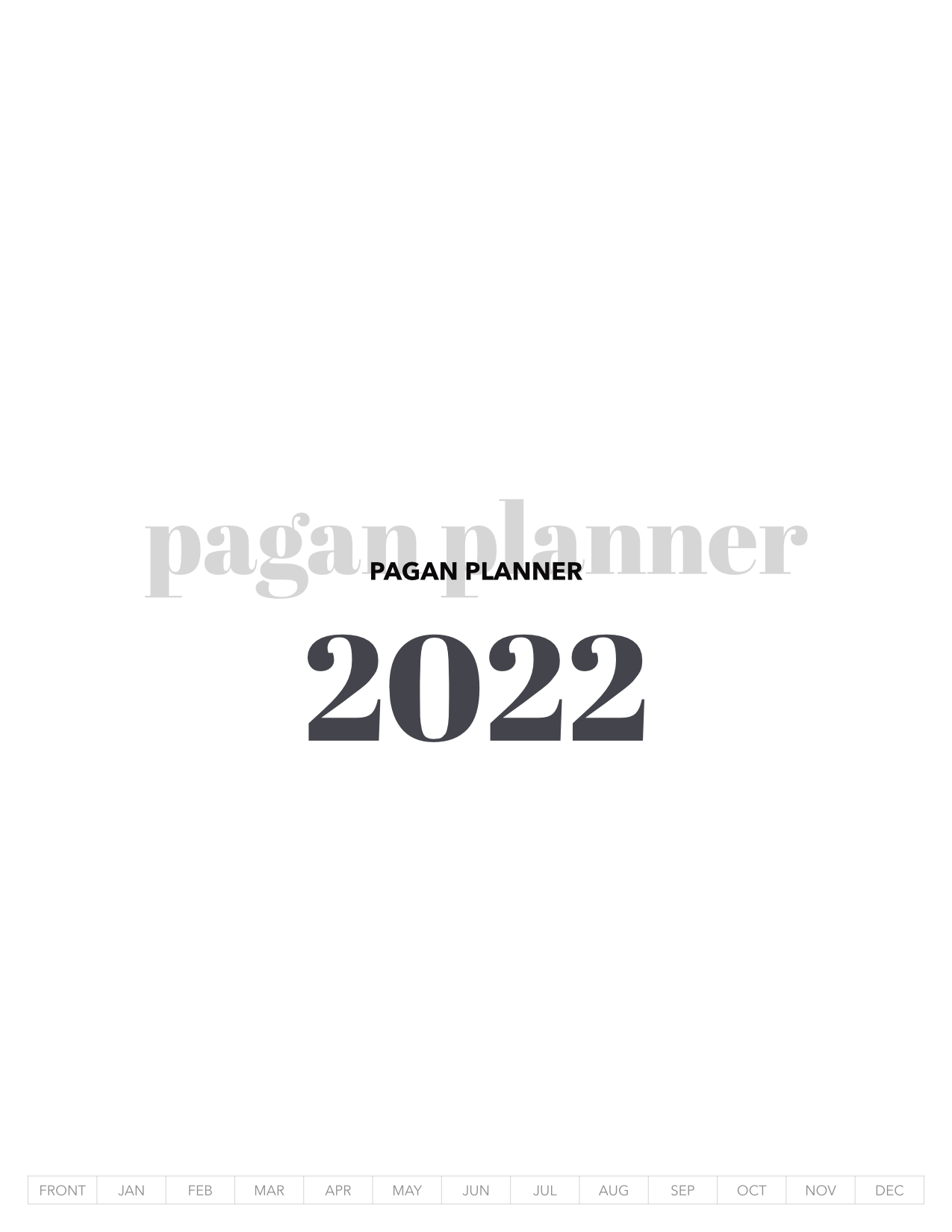 the 2022 planner is here!