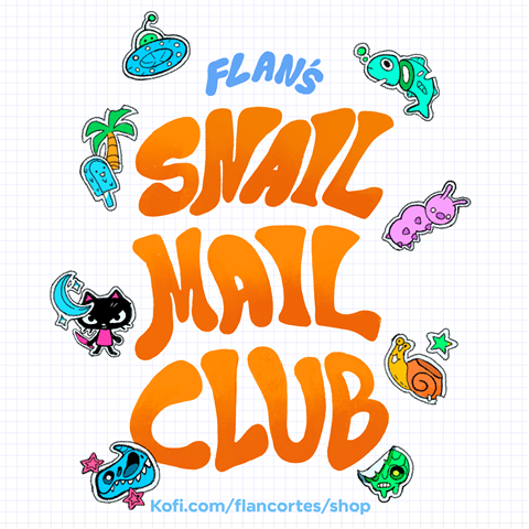 Join my sticker club! Current items in my shop :)