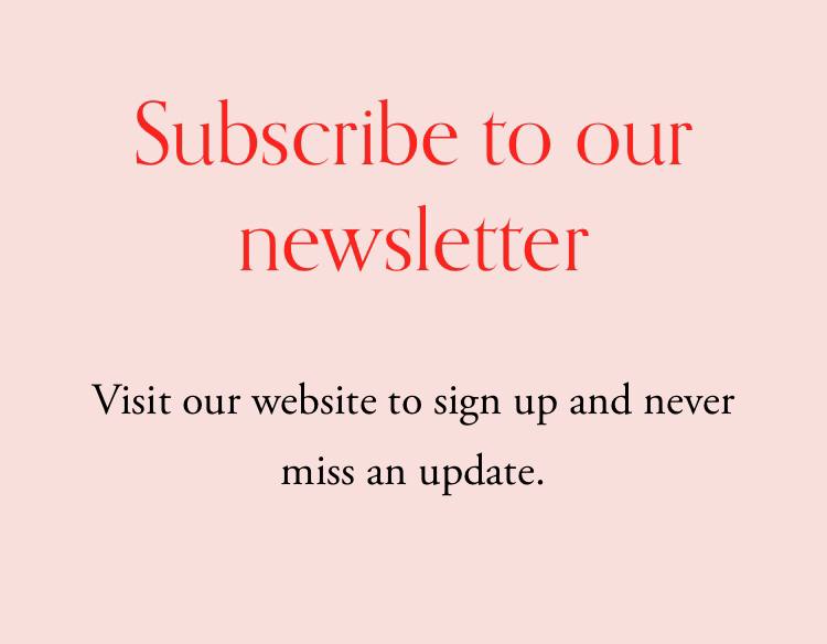 Subscribe to our newsletter!
