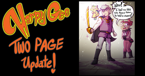 Harpy Gee comic update, September 4th 2023