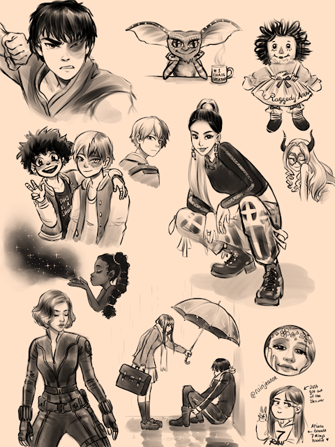 a bunch of sketches