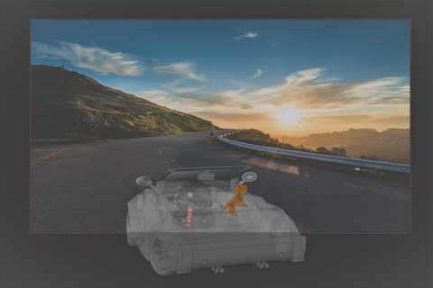 X-ray Image of the Car