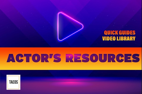Actor and drama student resources 