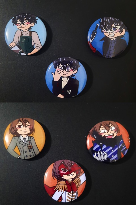 Persona 5 pin sets now availible!