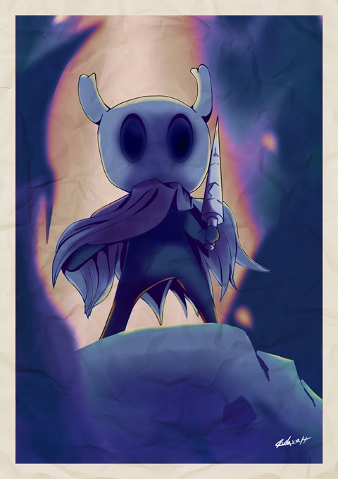 Fanart Caballero Hollow Knight Poster Tabloide/Tabloid - Rulaxalt's Ko ...