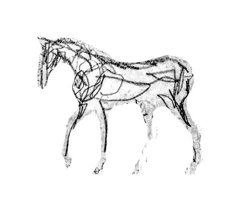 Abstract Horse