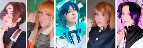 Some of the cosplays I have! ^^