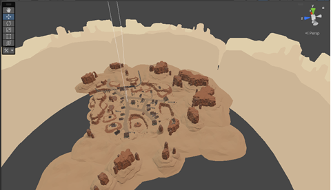 Here's a random top view of the map.