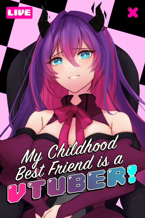 My Childhood Best Friend is a VTuber! Cover