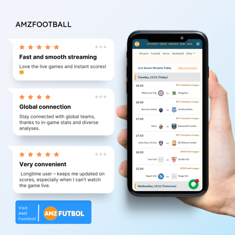 AMZFootball Your Go to for Live Soccer Streams