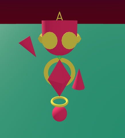 A-Frame Mascot : A-Bot