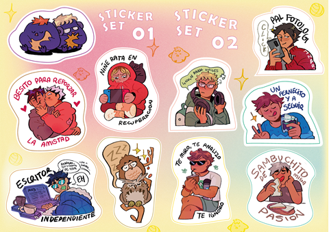 Printable Sticker Pack - b1cr1ptic's Ko-fi Shop