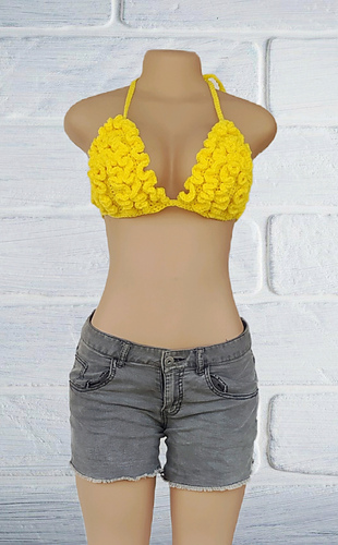 Simply Cute Crochet Bikini Top Pattern Free 