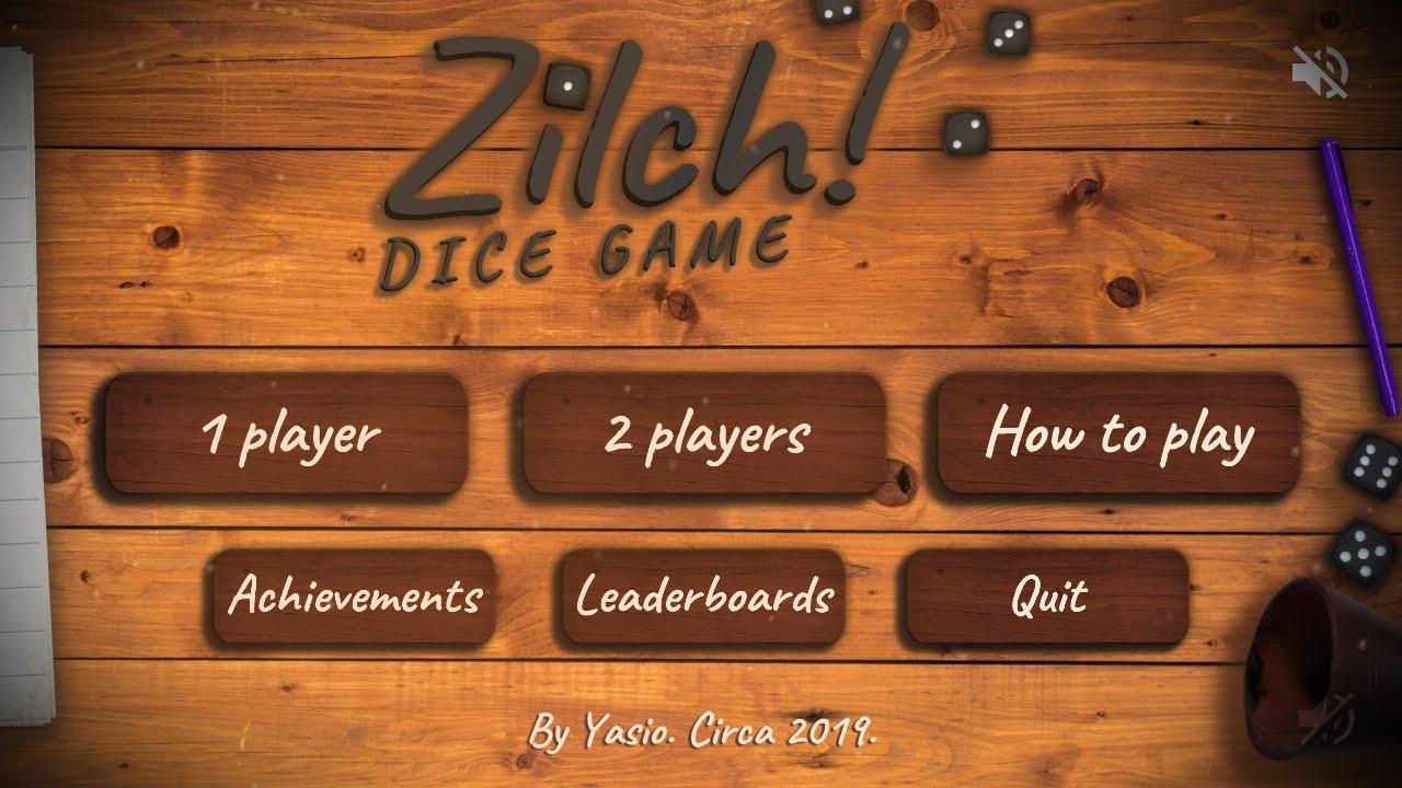 Zilch! - Dice game
