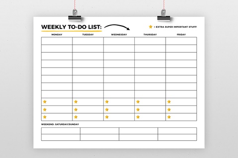 FREE Printable Weekly To-Do List