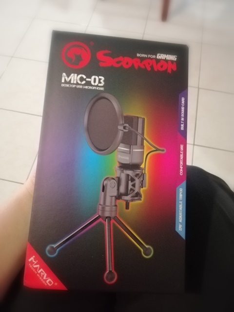I got my mic! 