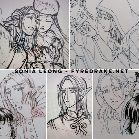 WIP Teaser shots of Silas from A Spell Of Scarlet