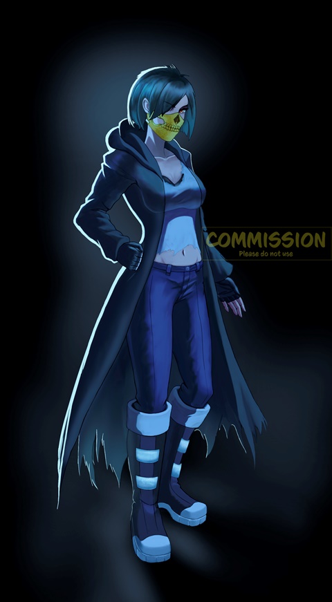 Commission OC Mask Lady