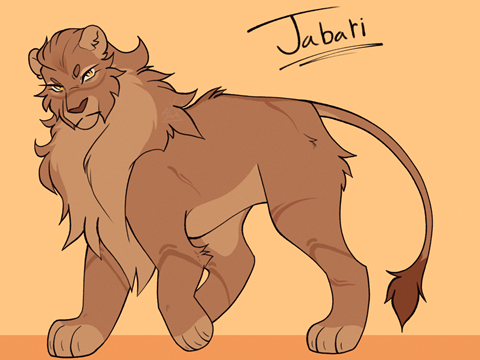 Jabari the maned lioness