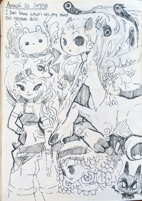 Sketchbook diary